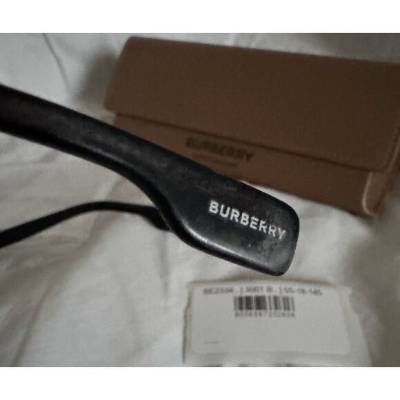 Burberry Edison 53/20/145 Men's Square Eyeglasses With Matching Case & Box - Picture 10 of 16